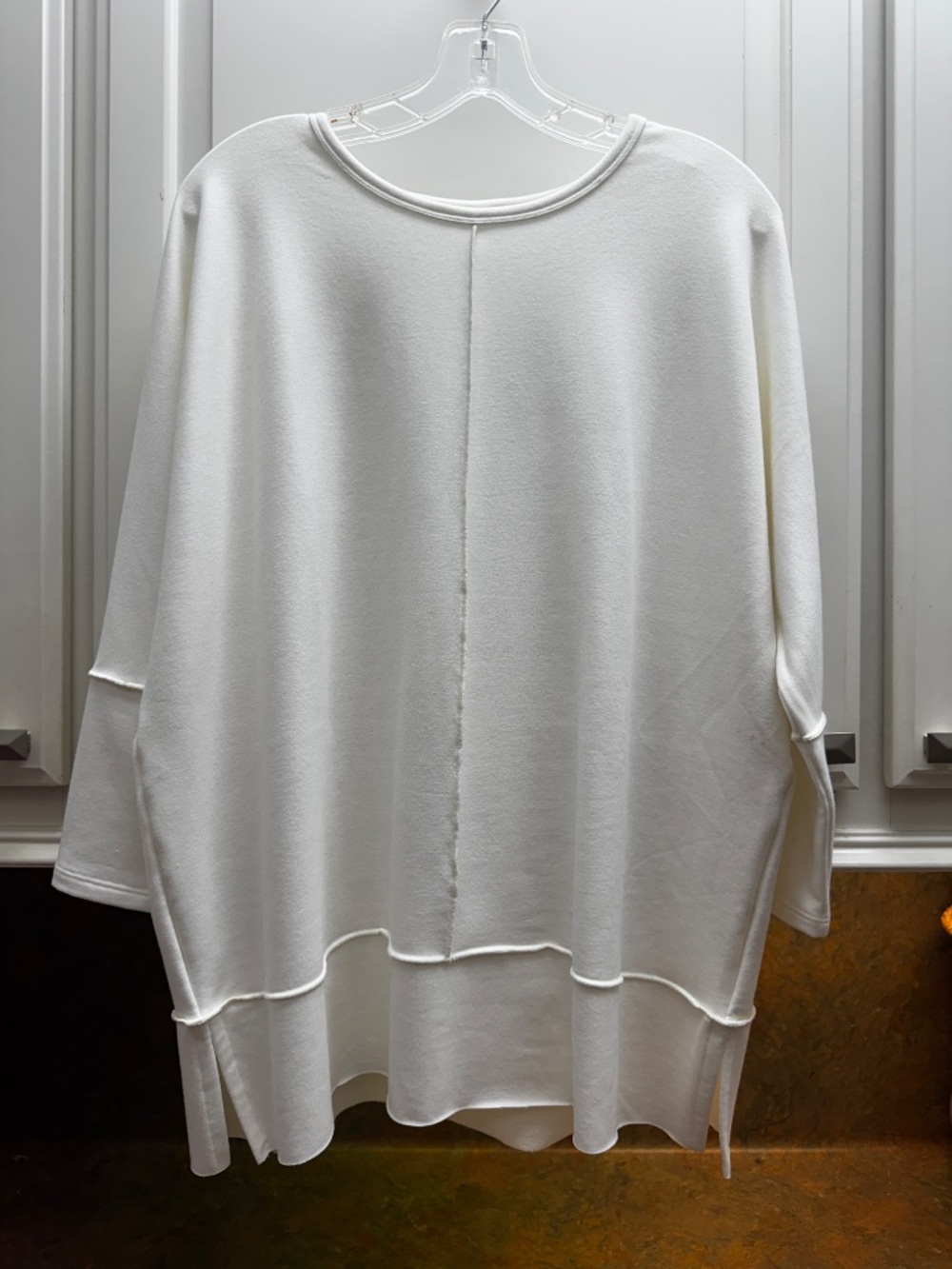 Spanx White Long Sleeve Tunic